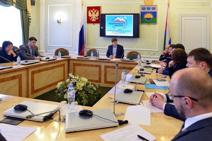 Заседание рабочей группы по реализации партийного проекта «Единой России» «Безопасные дороги».