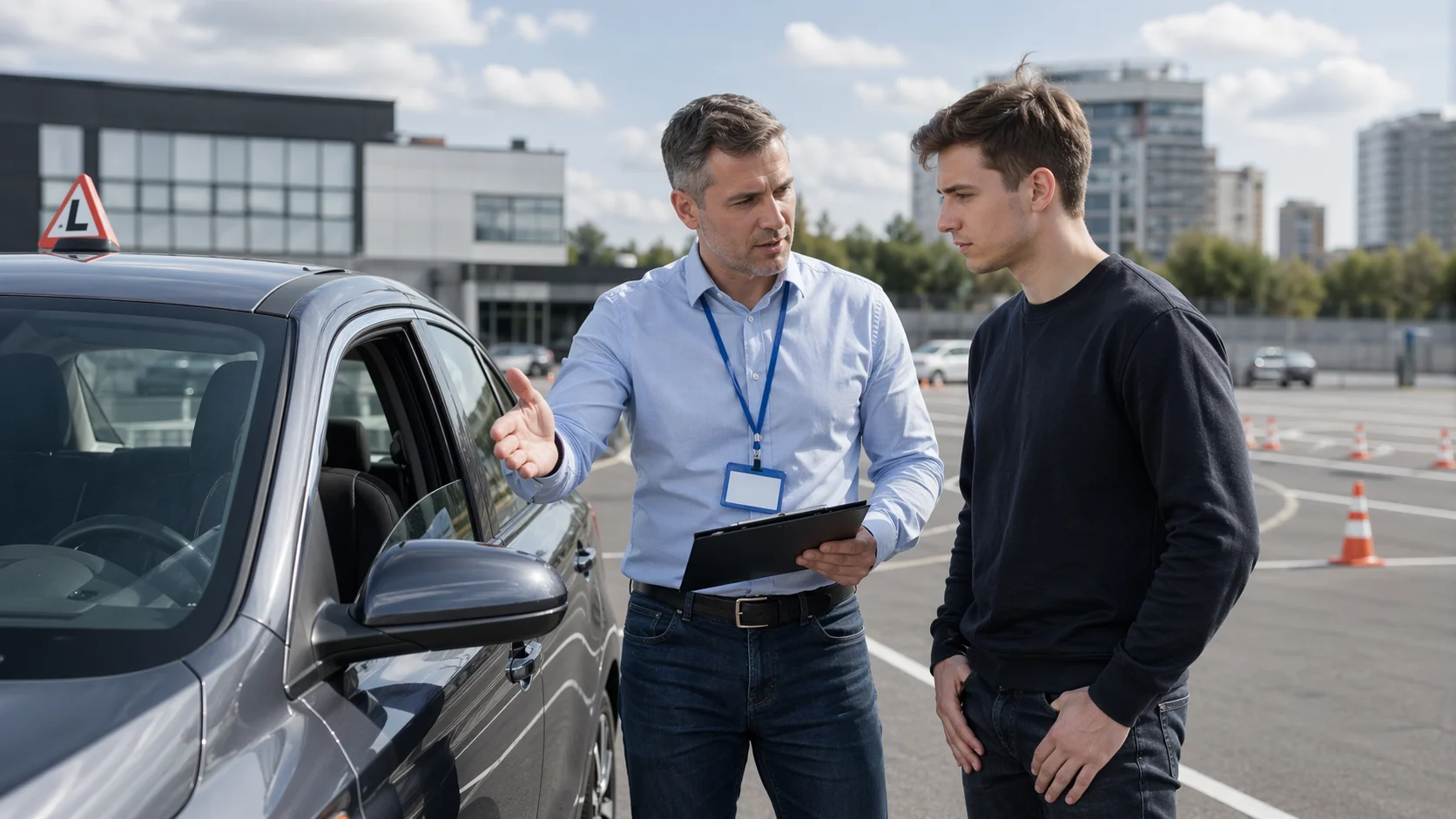 Практическое обучение на права с инструктором в автошколе «Формула» в Тюмени